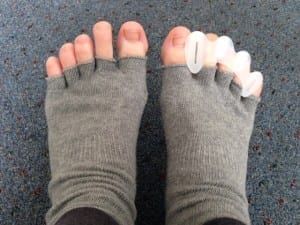 Toe Socks with and without Correct Toes™