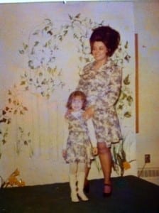 Barbara Loomis with her mom